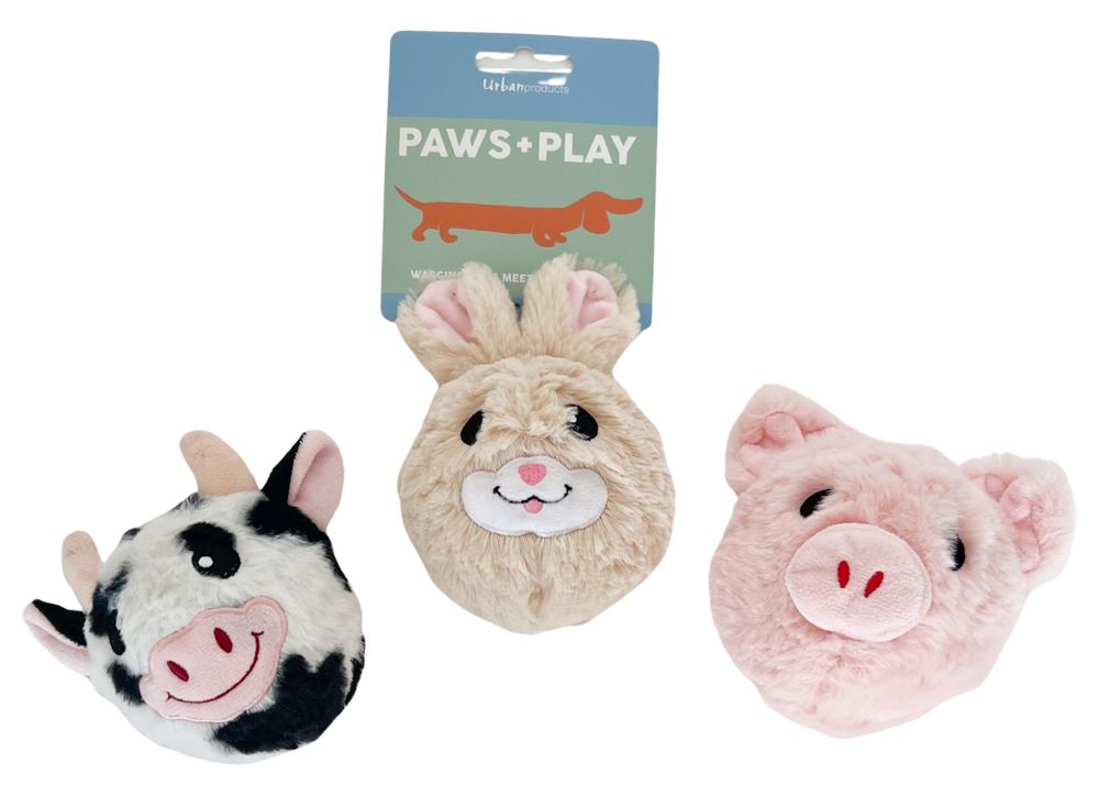Squeaker Animal Ball Toy