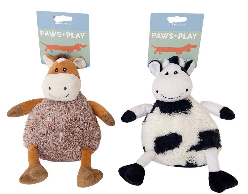 Fluffy Farm Squeaker Dog Toy
